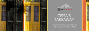 banner for Cissa's blog at B Corp Champions Retreat